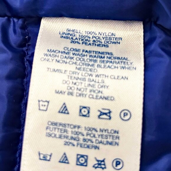 Land's End Blue Puffer Vest - Size XL - Picture 8 of 8